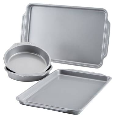 Chicago Metallic Commercial II Non-Stick 6-Piece Bakeware Set, Silver