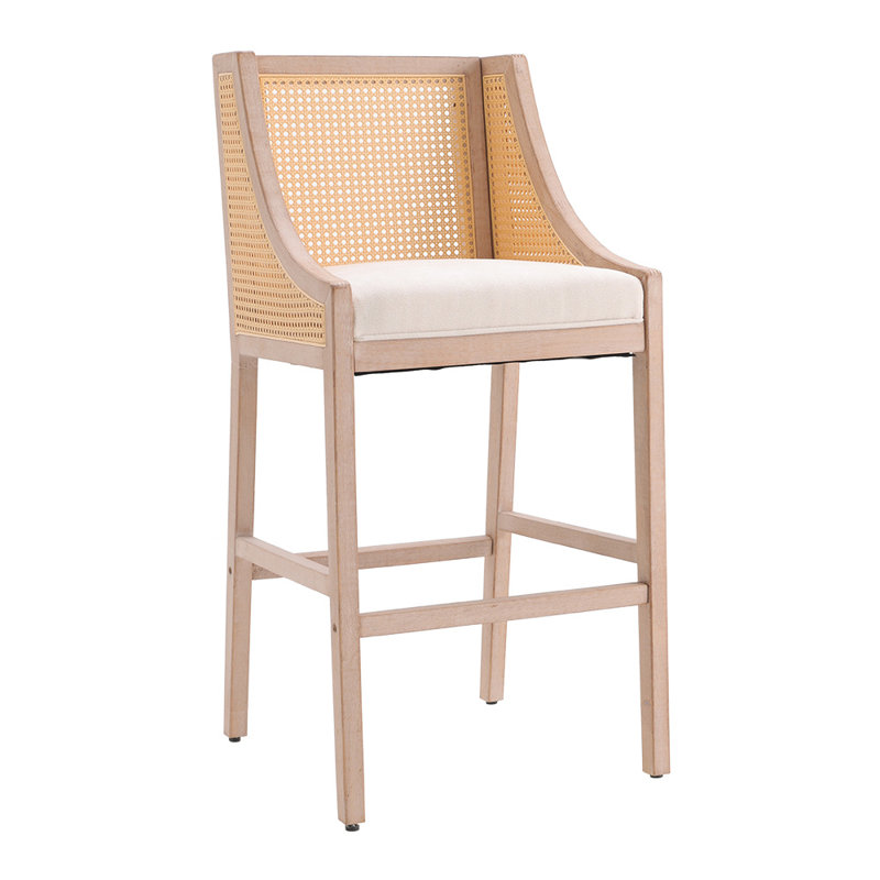 Albena 77cm Stool, Beige