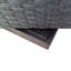 Chaise longue pivotante en osier avec coussins Sunbrella Jenette