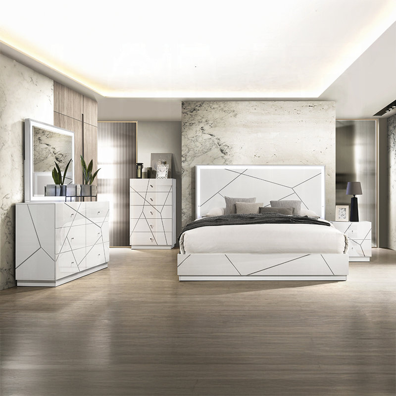 Esther Eastern King Bed W/LED, King