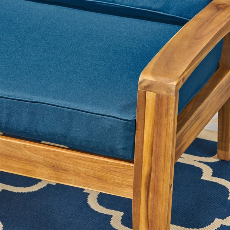 [Chaise simple] CHAISE CLUB GRENada, Brun, Sarcelle