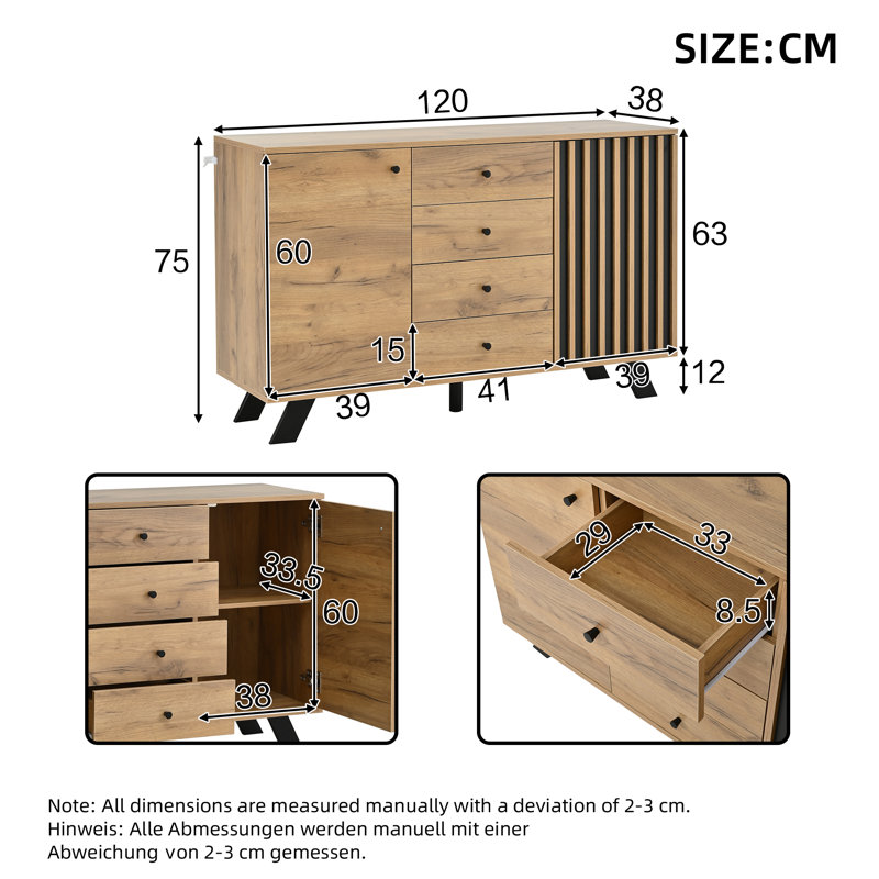 120cm Sideboard