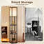 Retweet Floor Lamp Reading Lamp with 3-Tier Storage Shelf for Home Office-1440152839-1522475156