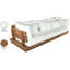 Canapé modulaire d'extérieur rembourré Ivry-616751793