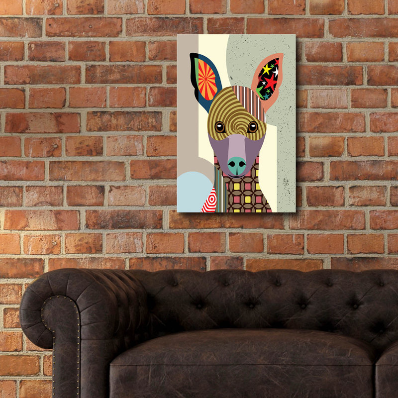 «Pinscher miniature» par Lanre Adefioyue, H 24 po x l 16 po x P 0,2 po