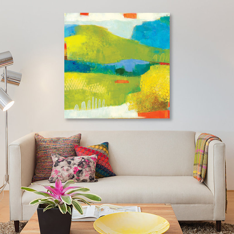 « keswick i », reproduction sur toile, H 26 po x l 26 po x P 1,5 po, Pas de tapis, Toile tendue