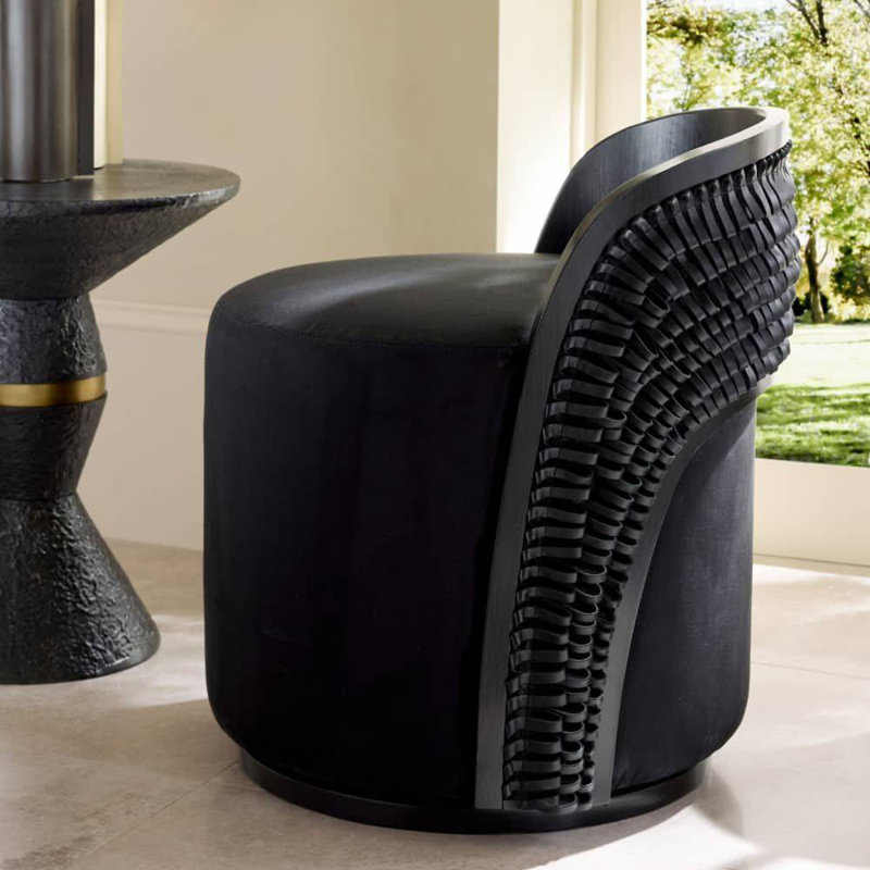Gretel Swivel Slipper Chair