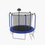 Trampoline de cour moderne de 8 pi avec enceinte sécuritaire Modern Luxury Furniture