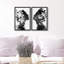 Nocturne Bloom Set High-Gloss Frameless Acrylic Glass Wall Art Floral & Botanical Print by Oliver Gal, Ready to Hang, 10 x 15-972494185-972494186