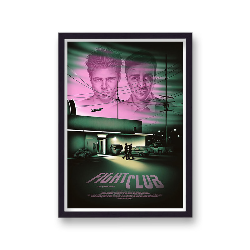 Fight Club Reimagined Movie Poster - Single Picture Frame Print