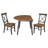 Kaylam Drop Leaf Rubber Solid Wood Dining Set-481513570-481513583