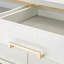 Palm Gate Media Cabinet - Cloud White