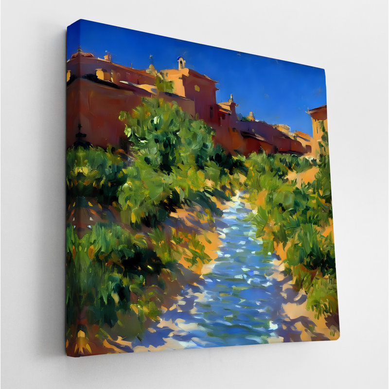 Village Walk, 54" H x 54" W