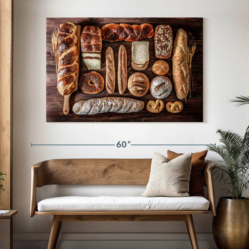 Yarlin Baked Breads For Breakfast, 34" H x 51" W