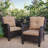 Outdoor 4'' Seat / Back Cushion-116143786