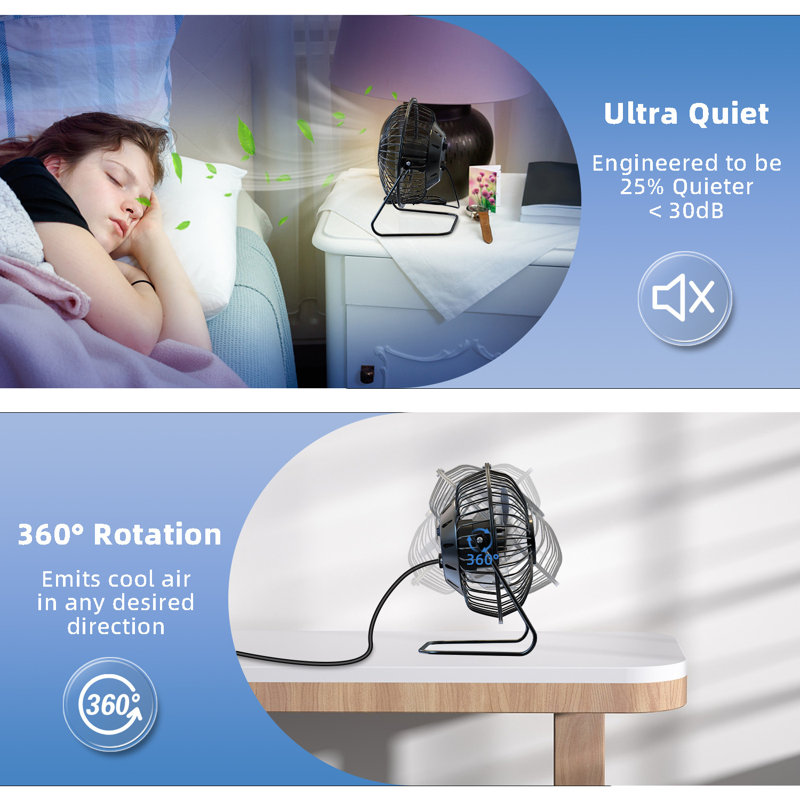 Biyori 5.85" Oscillating Fan
