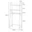 Rangement autoportant en métal pour salle de bain-363705983