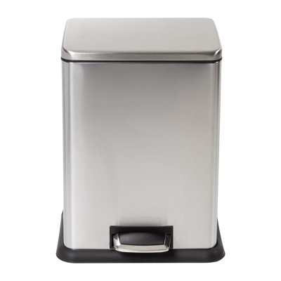 Poubelle à pédale 15,3 gallons en acier