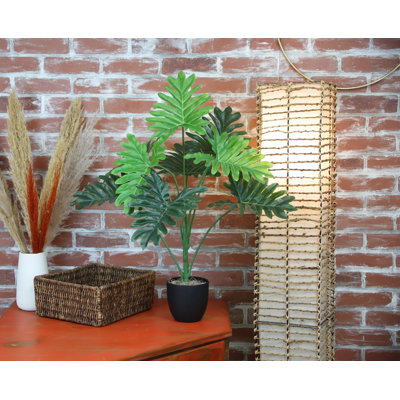 32'' Faux Philodendron Plant in Pot