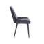 Cheney 49cm H Polyester Blend Upholstered Metal Full Back Side Chair-1949141439