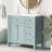 36" Bathroom Vanity with Sink, Cabinet, Drawers, Soft-Close Features and MDF Board-452671500