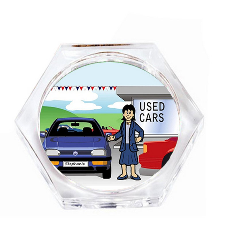 Ensemble de 4 sous-verres personnalisables, Oui
