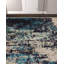 Tapis de couloir abstrait 12 pi Ivory