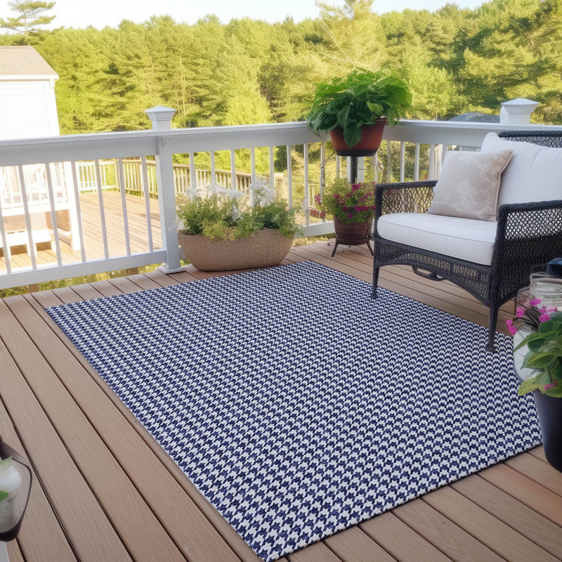 Tapis intérieur / extérieur Loreen avec envers antidérapant, Rectangle 5 pi x 7 pi 6 po