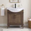 Ensemble de meuble-lavabo simple autoportant 30 po avec plateau en céramique Arlowene-956549735-999969615