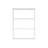 Modern Wall Shelf, White, 17.0 x 23.6 x 3.5 inches | 100% Melamine Coated Particle Board, Thickness: 0.7 inches | Numerous Shelves for Stylish Storage & Display | Perfect for Contemporary Home Décor-943429885