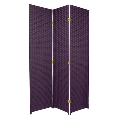 Wojcik Colorful Woven Fiber Folding Screen