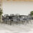 Patio Dining Set With Cushions Poly Rattan Glass-1893884547-1893884572-1893884550