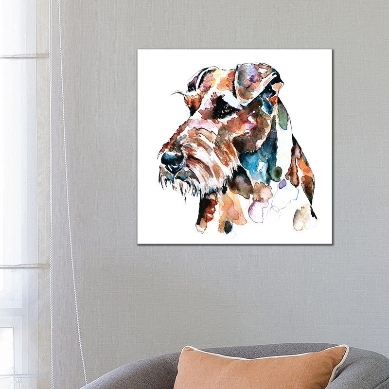 EdsWatercolours - Print, 45.72 cm H x 45.72 cm W x 3.175 cm D, Wrapped Canvas