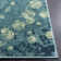 Tapis turquoise à motif abstrait Thursa