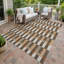 Tapis géométrique intérieur / extérieur lavable à la machine Chantille ACN2548-335242247-335242249