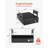13 in Lockable Under Desk Drawer Organizer Slide-out Drawer for Home Office