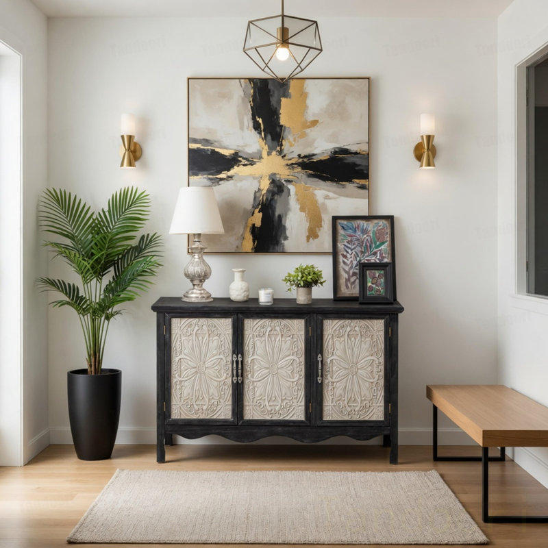 Buffet 3 portes avec rangement Cenza