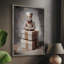 «Christmas Holiday Art», série 2-L III, reproduction encadrée - bois massif XMAI81831-777581714