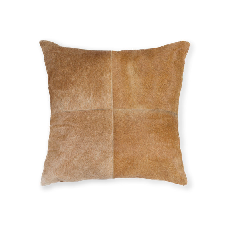 Coussin Torino, Couleur unie, Brun clair