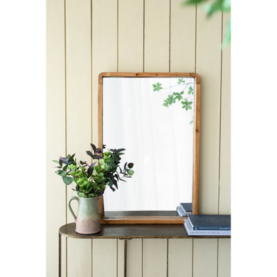 Miroir rectangulaire en bois 24 po x 36 po - Transformez votre espace de vie avec une touche de style