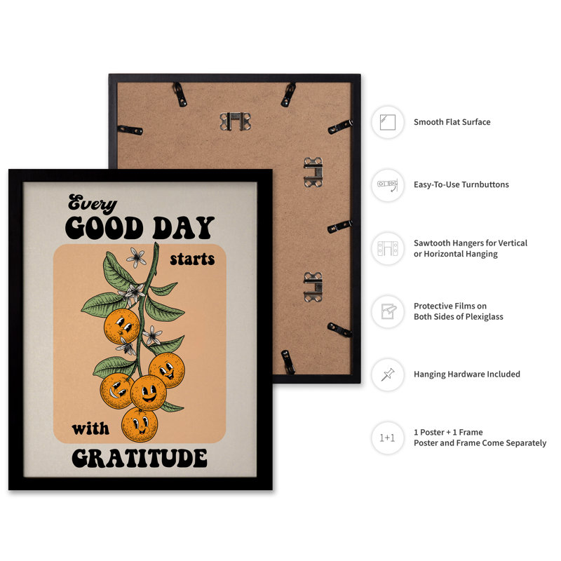 Every Good Day, Black Framed, Poster, 24"H x 32"W
