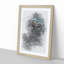 Stars Surrounding Planet Earth - Picture Frame Graphic Art Print-55730789-55730790