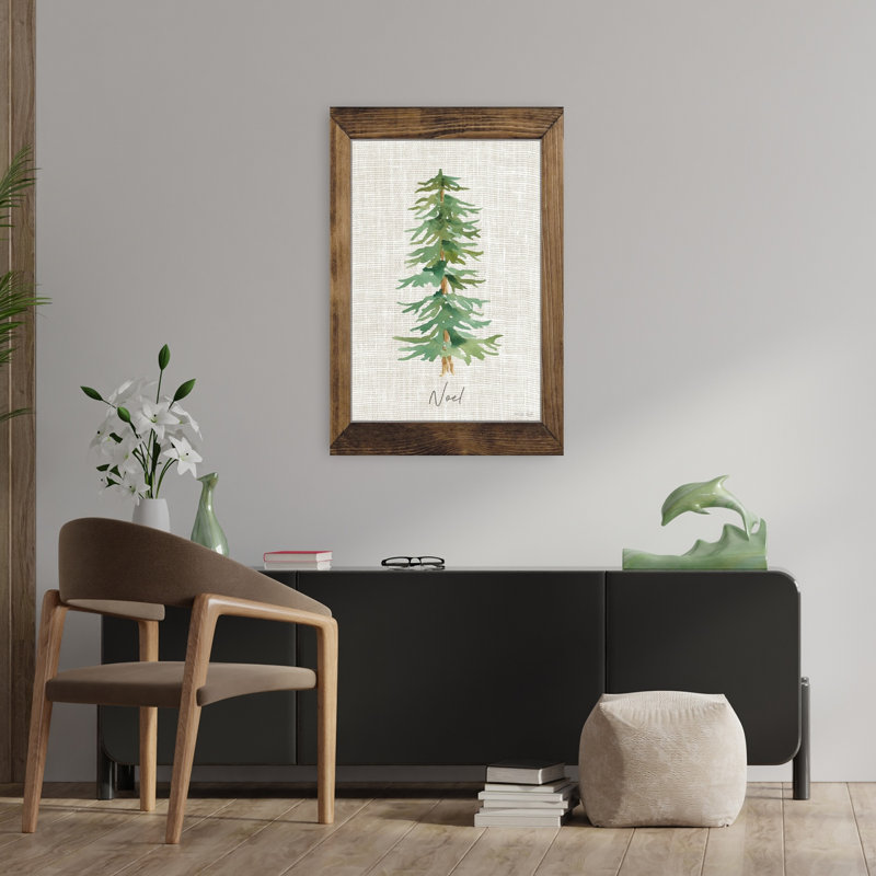 Art contemporain de Noël arbre de Noël abstrait, H 36 po x l 24 po