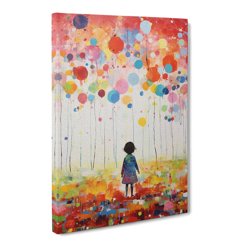 Kids Colour Field No.2 - No Frame Art Prints - Wrapped Canvas, 76cm H x 50cm W x 3cm D