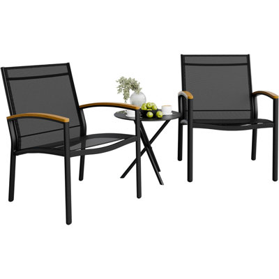 Dalkeith 2 - Person Patio Dining Set with Round Table