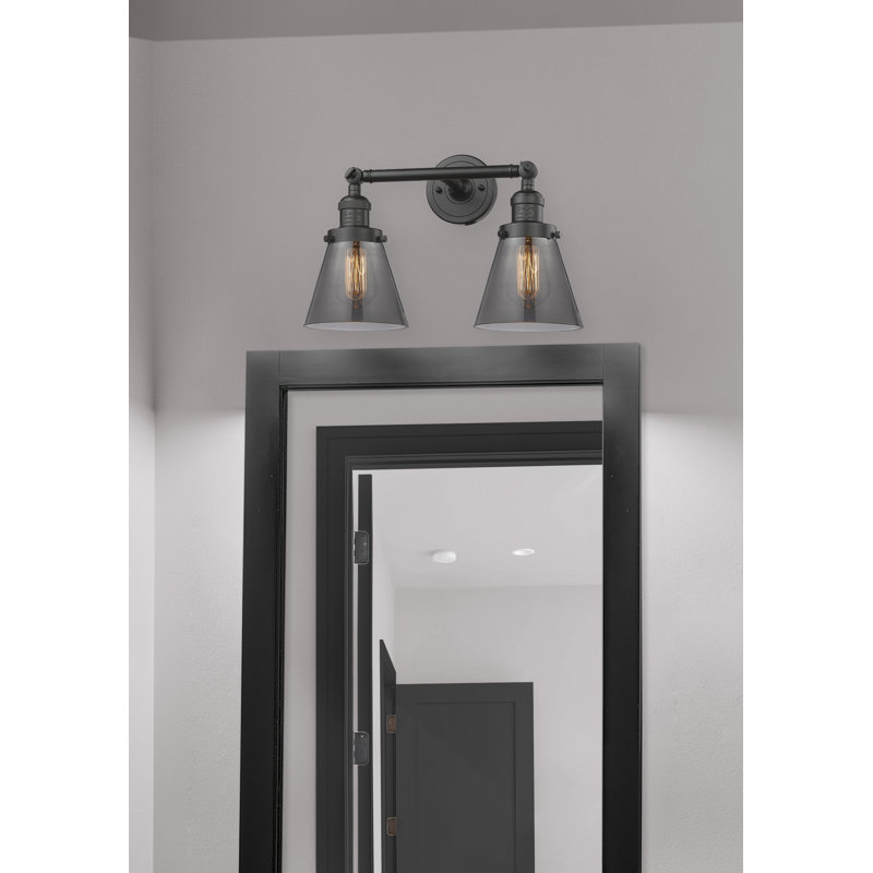 Lattimer 2 - Light Dimmable Vanity Light, LED, Oil Rubbed Bronze, Smoked