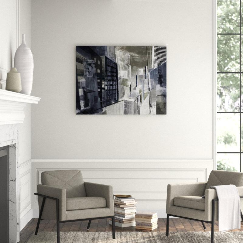 Observant Perspective II Print by Derek Shaw, Knife Gel, 40" H x 53" W x 1.5" D