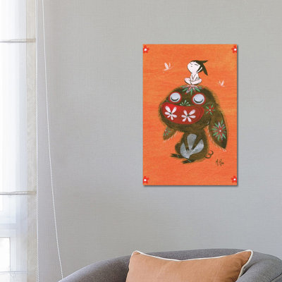 Piggy Hope by Martin Hsu - Wrapped Canvas Print