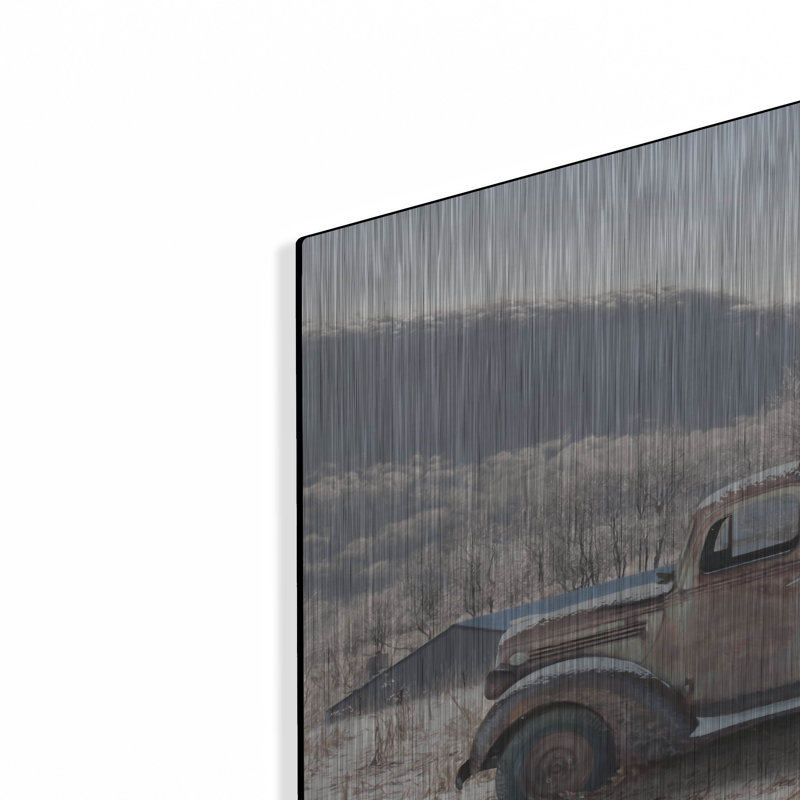 «Rustic Winter Farm» par Lori Deiter, H 16 po x l 24 po