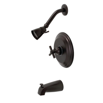 Kingston Brass Elinvar Single-Handle Pressure Balanced Tub and Shower Faucet